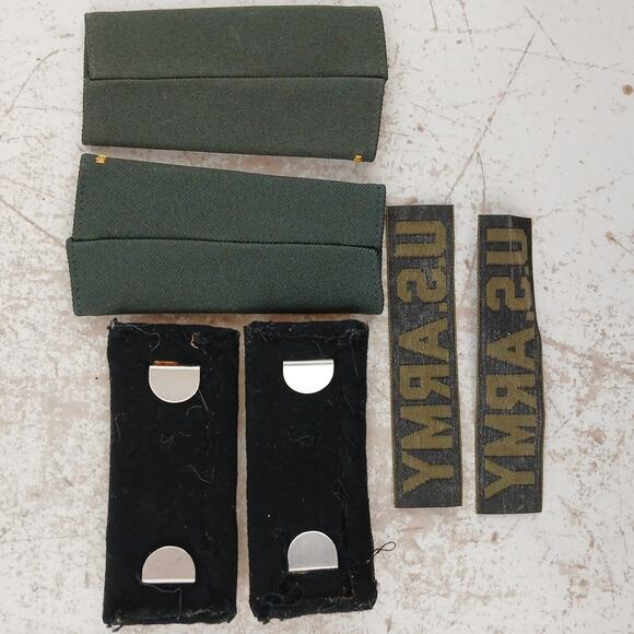 US Army Dress Uniform Captain Rank Insignia Lot of 6 – Shoulder Patches Set - Picture 8 of 11